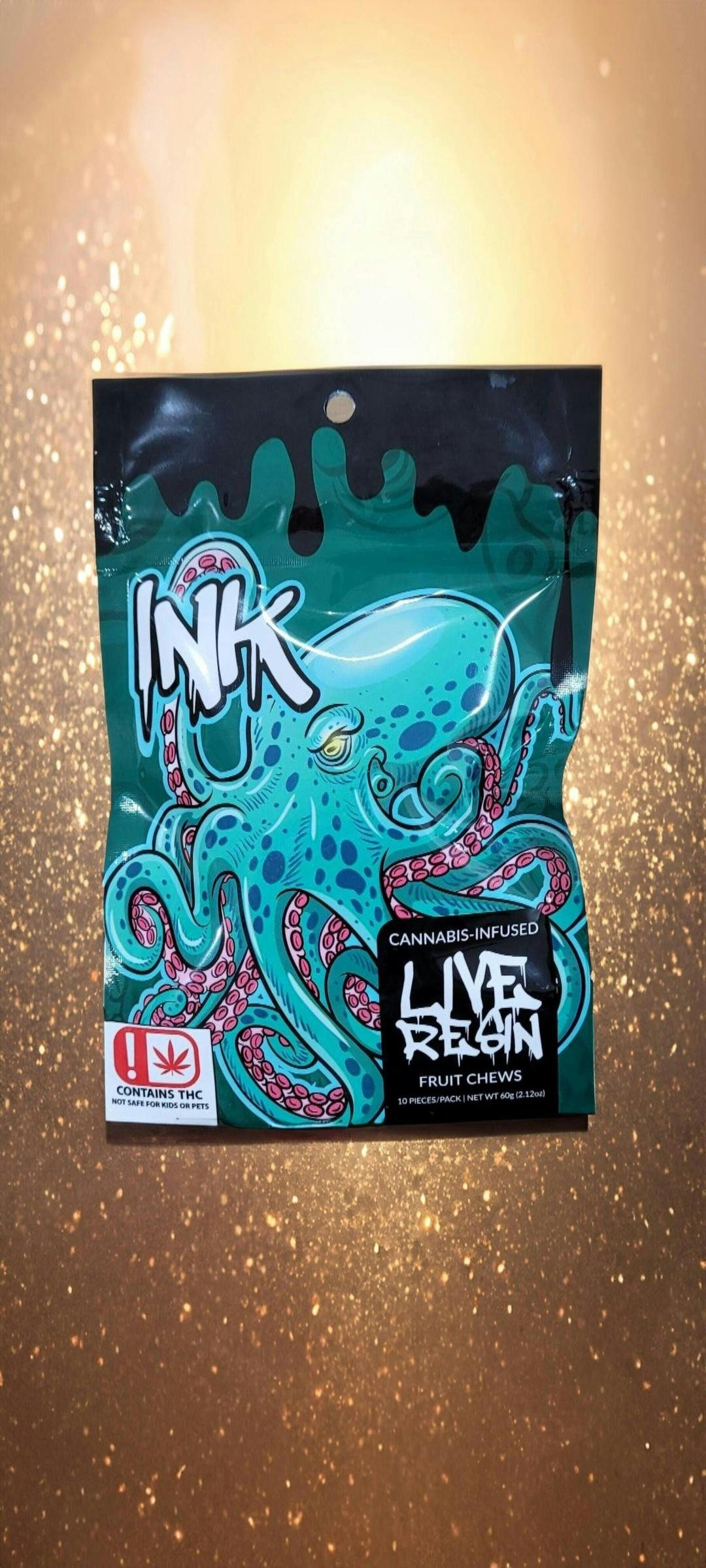 Ink Live Resin Edibles - Peach - 250mg
