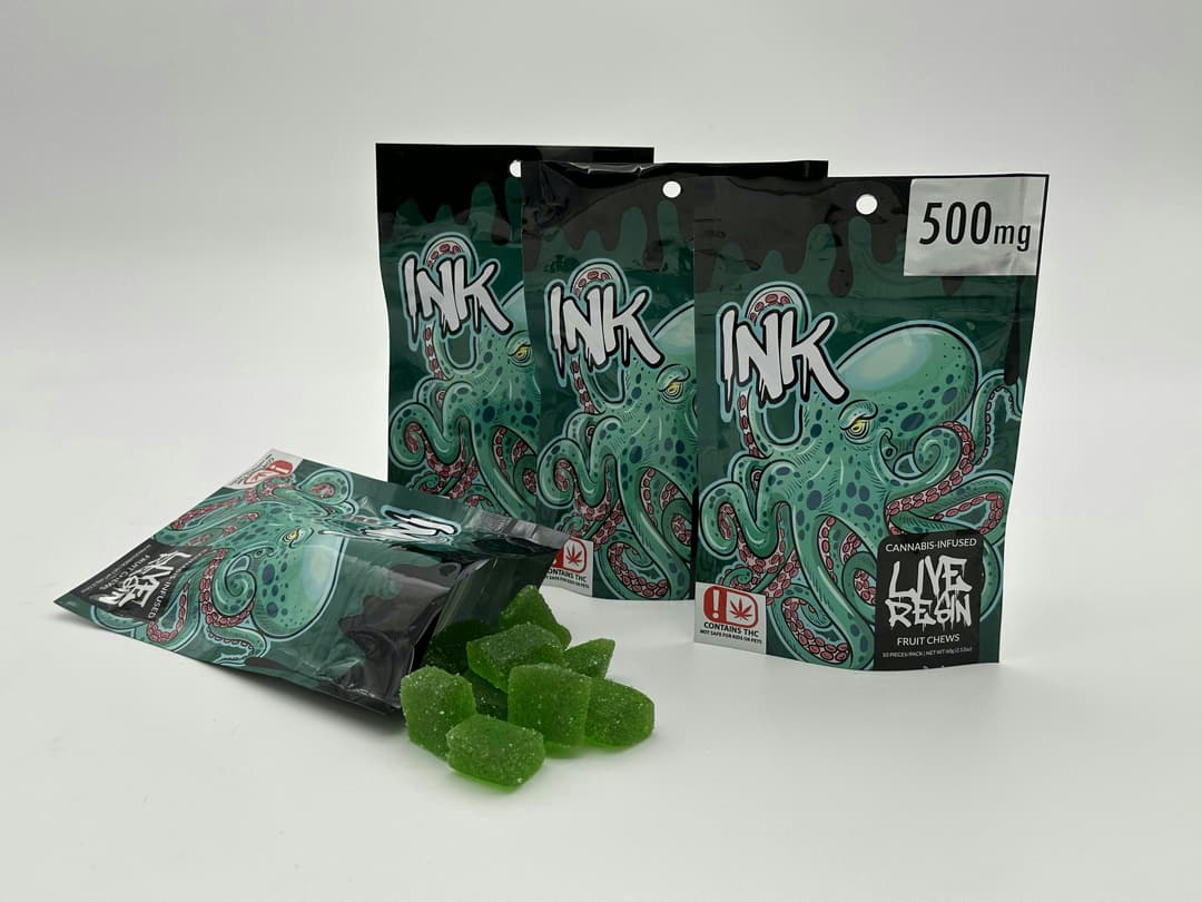 INK Live Resin Edibles Green Apple - 500mg
