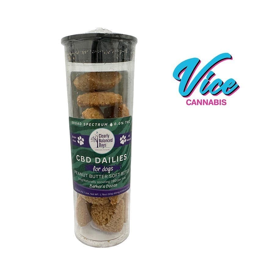 Clearly Balanced Days: CBD Peanut Butter Dog Bites: 65mg