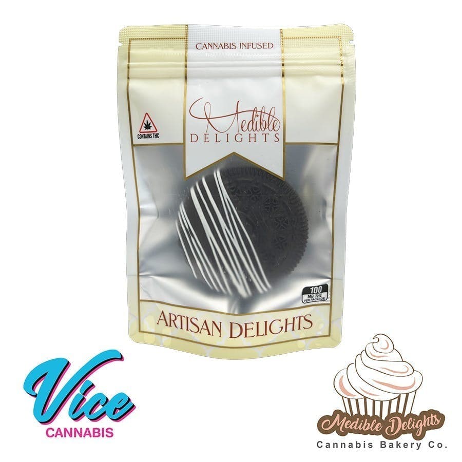 Medible Delights: Cookie Cream Sandwich 100mg