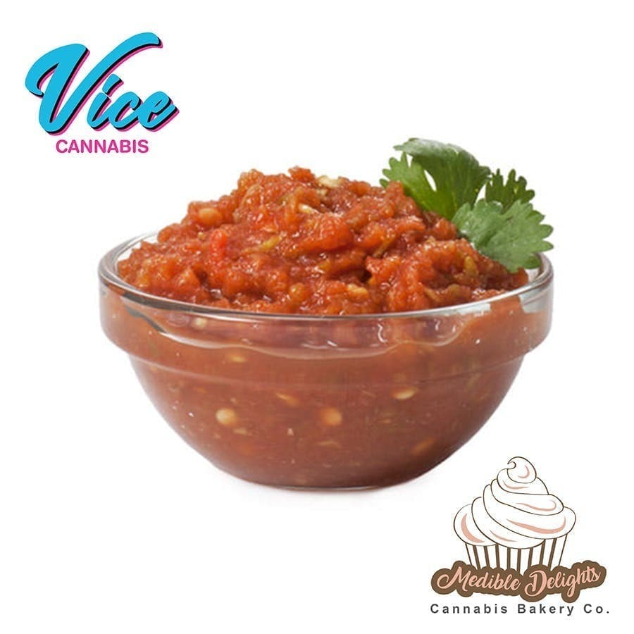 Medible Delights: Rosin Infused Salsa Jar 250mg