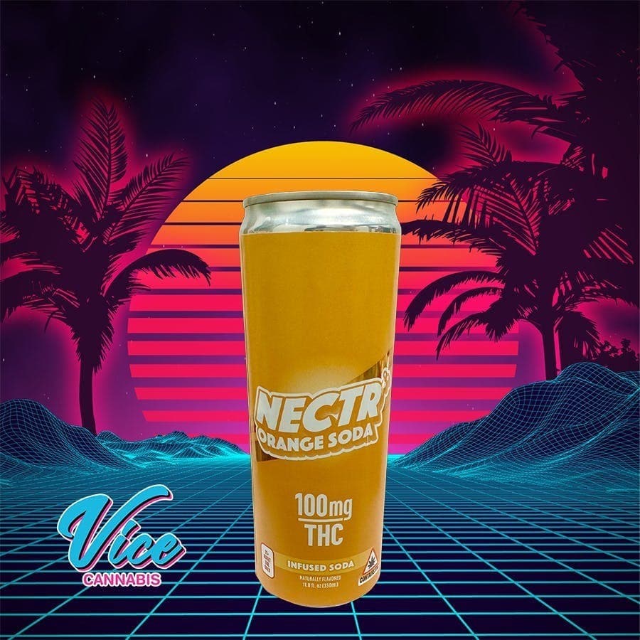 Nectr Infused Orange Soda: 100mg THC