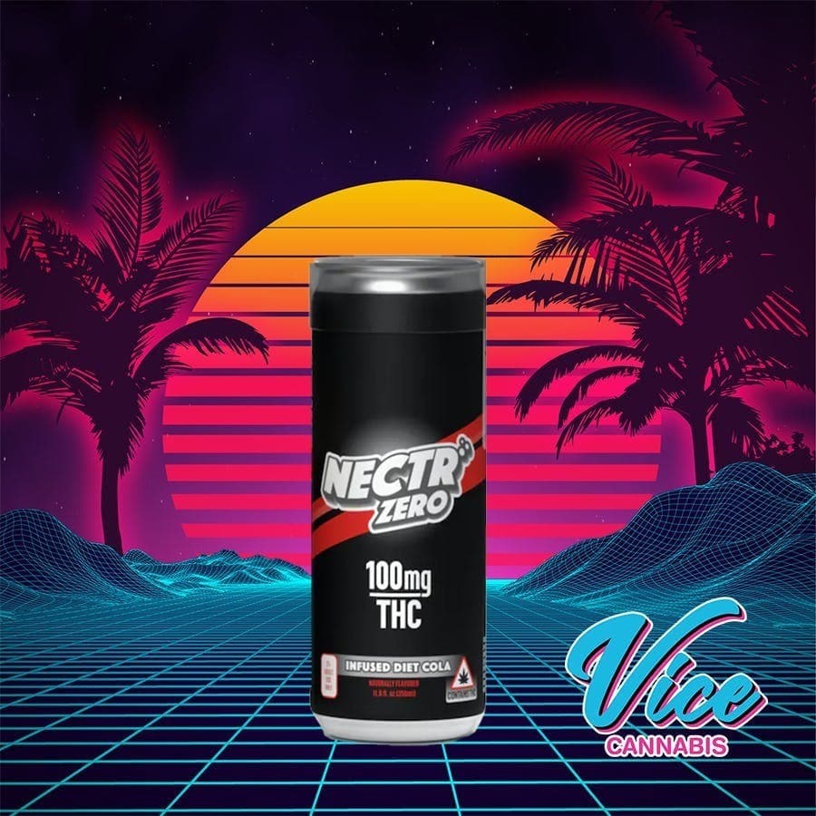 Nectr Infused Zero Cola Soda: 100mg THC