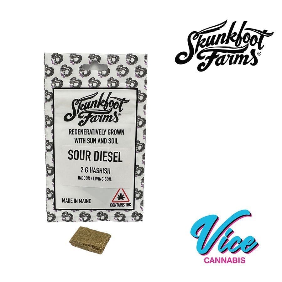 Skunkfoot Farms - Sour Diesel: Hashish 1g