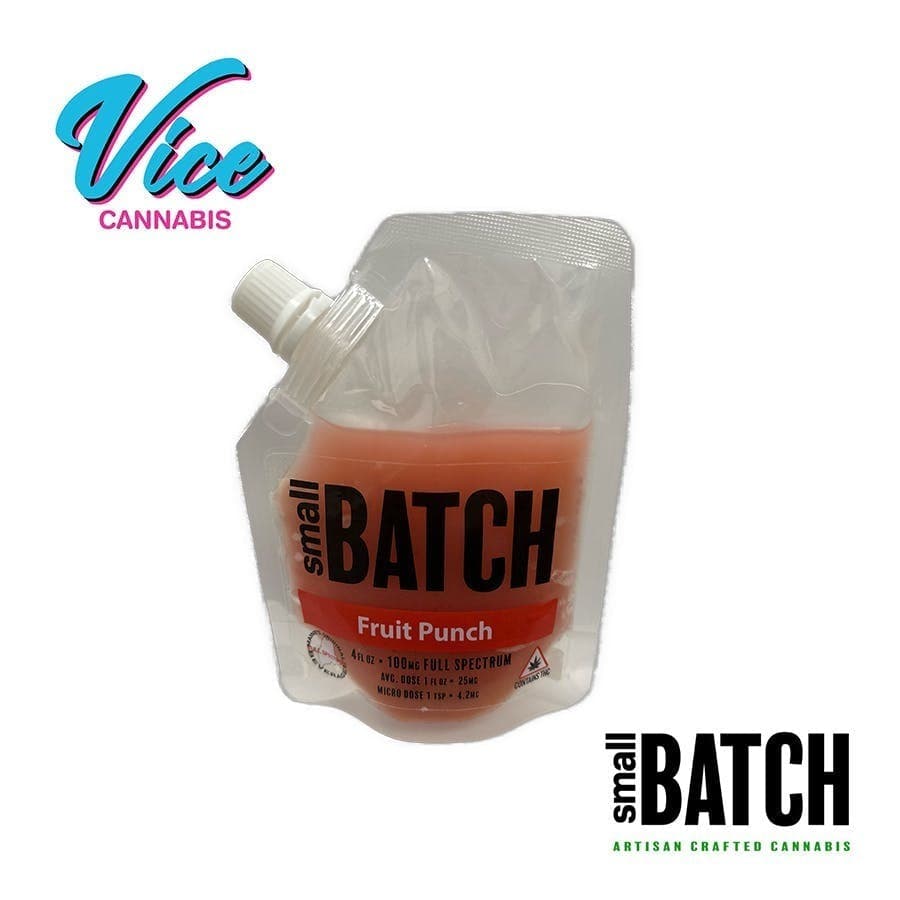 Small Batch: Fruit Punch Juice Drink 100mg