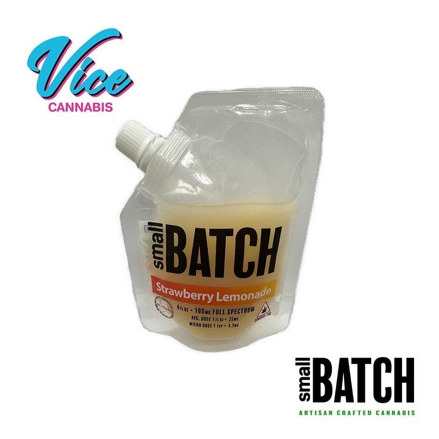 Small Batch: Strawberry Lemonade Juice Drink 100mg