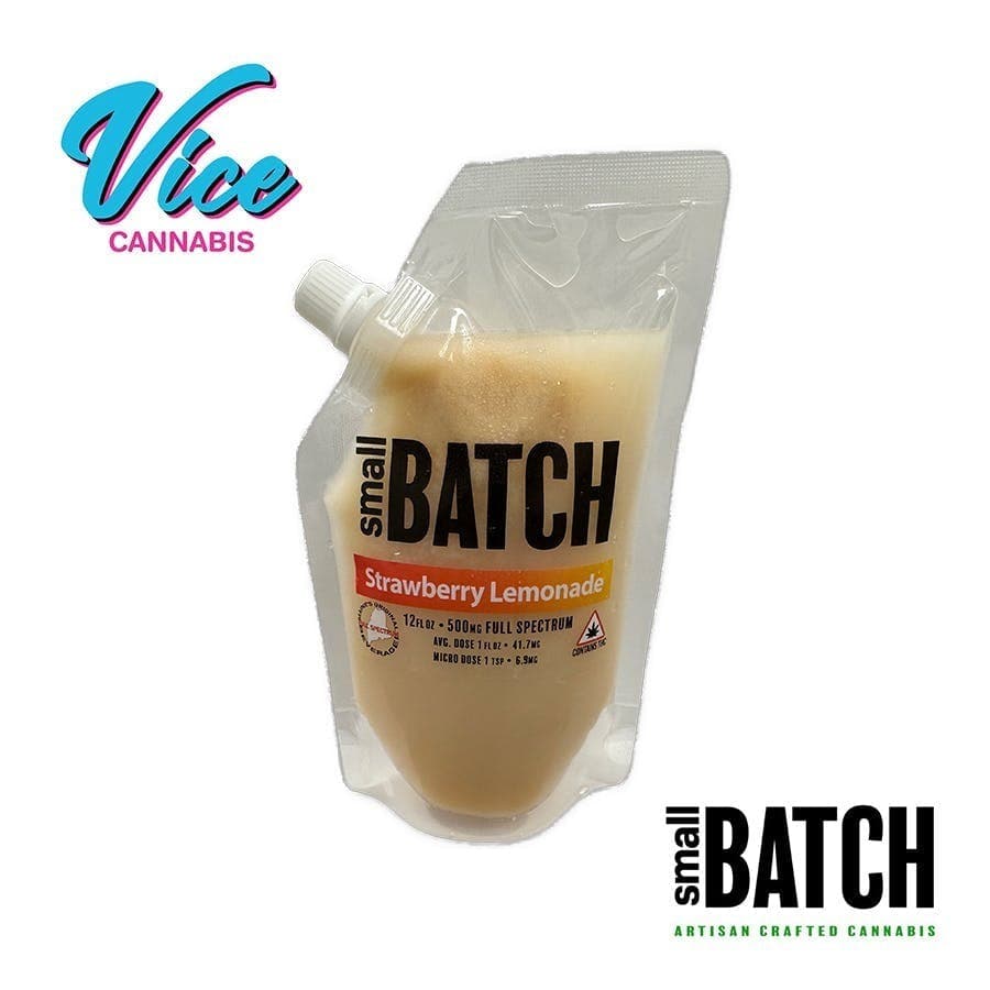 Small Batch: Strawberry Lemonade Juice Drink 500mg