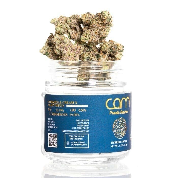 CAM | Private Reserve Cookies & Cream X Alien Mints (3.5g)