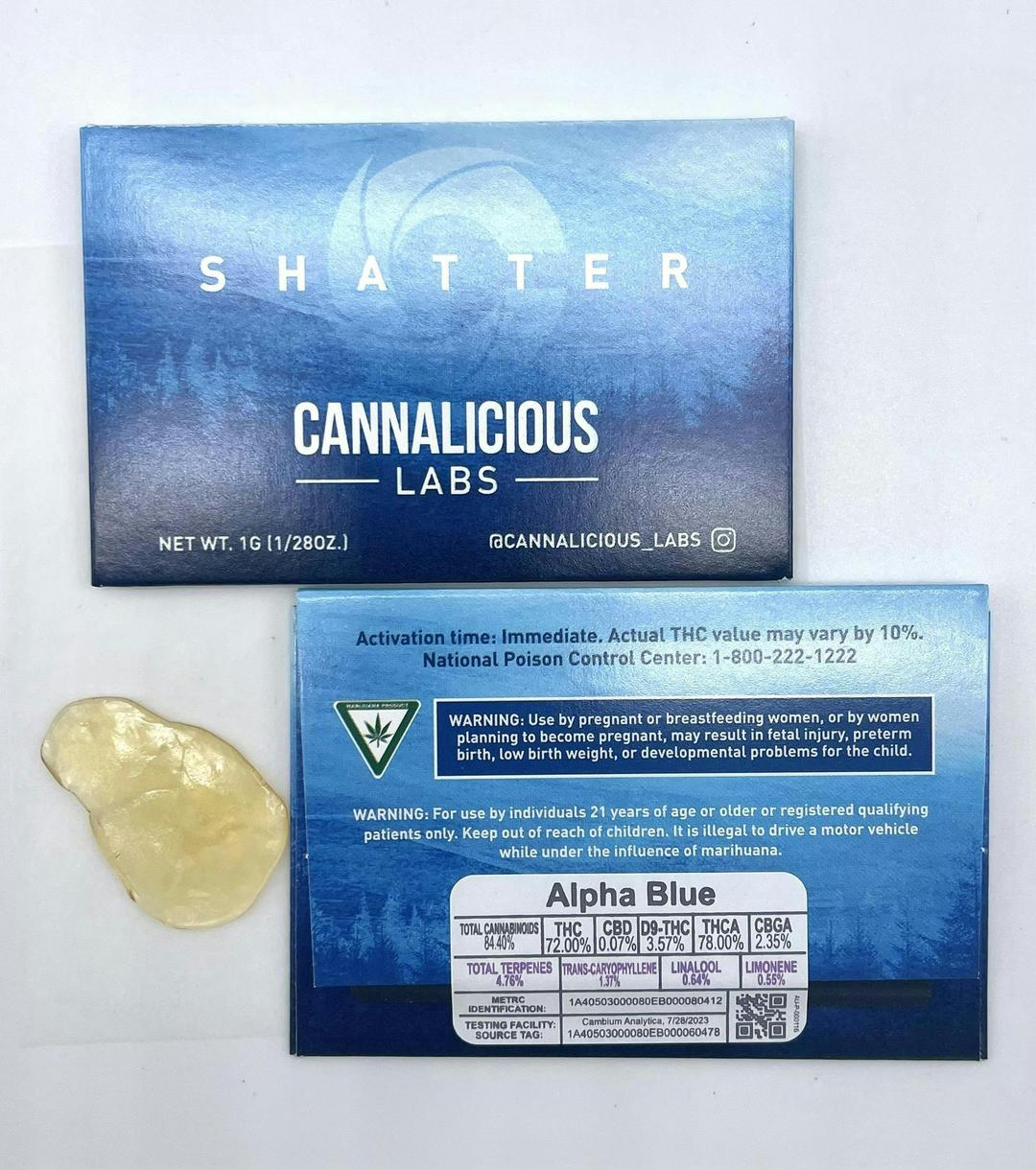Alpha Blue Shatter