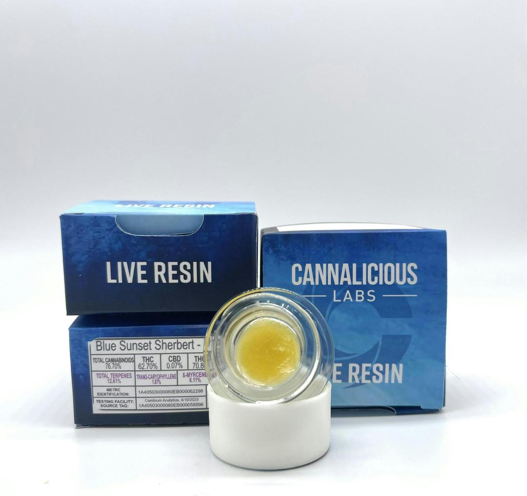 Blue Sunset Sherbert Live Resin