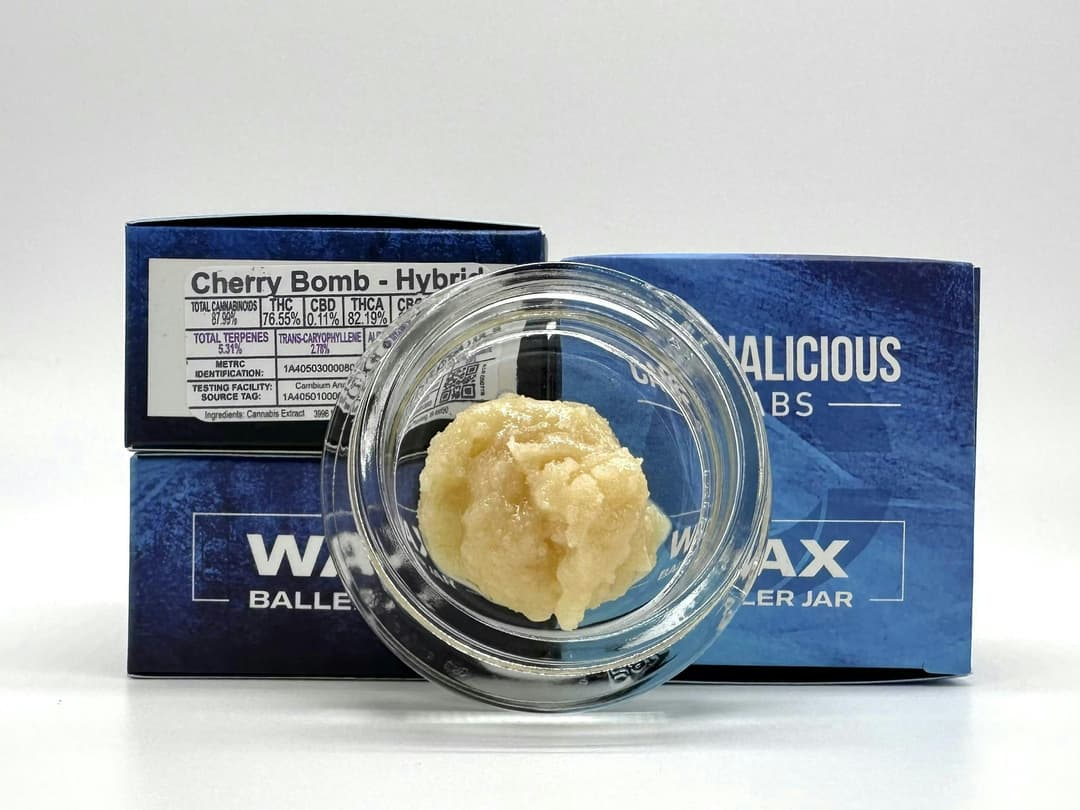 Cherry Bomb Wax Baller Jar - Hybrid