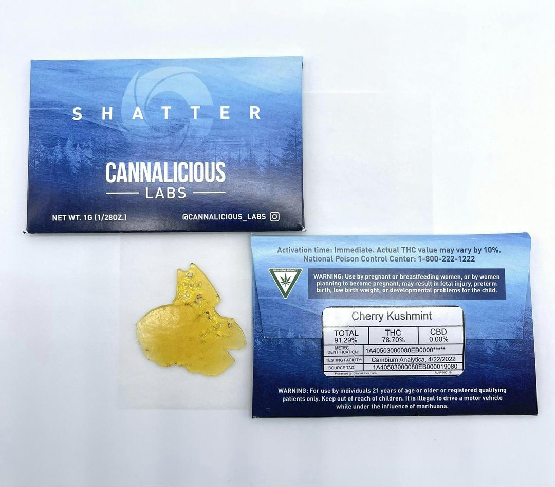 Cherry Kushmint Shatter
