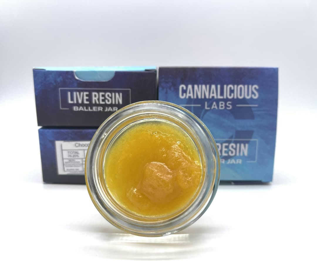Chocolate Gelato Live Resin 7.0 Baller jar