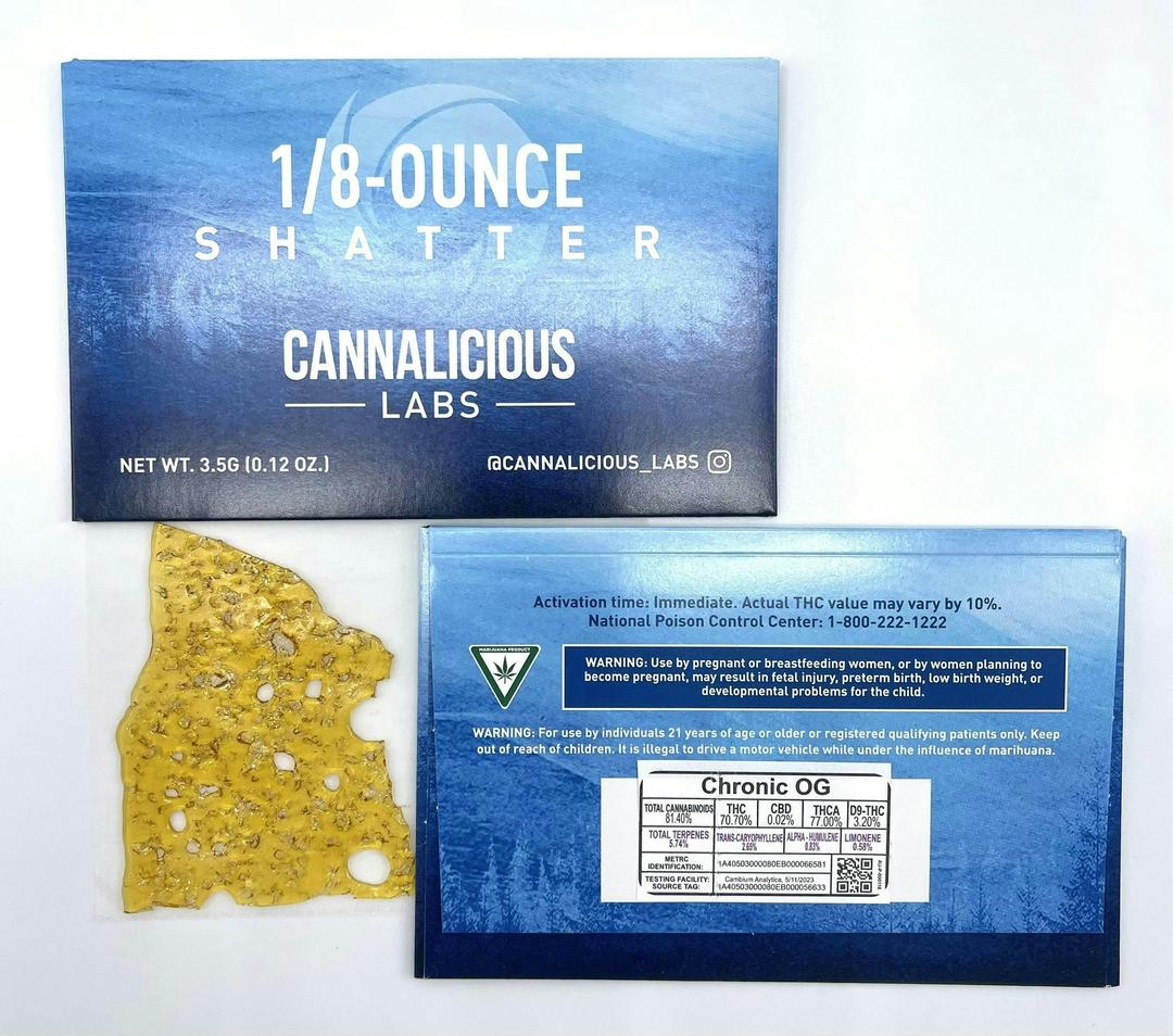 Chronic OG Shatter - 1/8oz