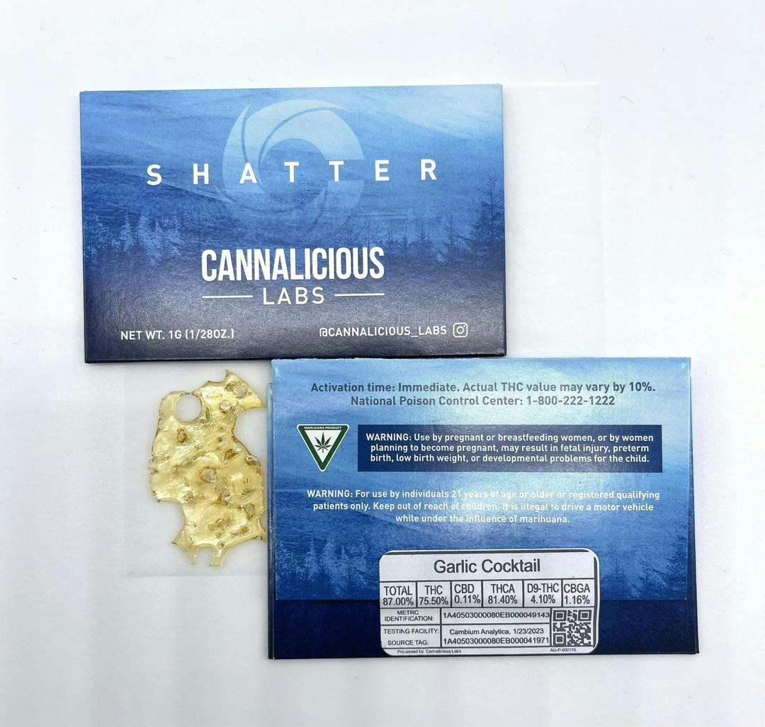 Garlic Cocktail Shatter