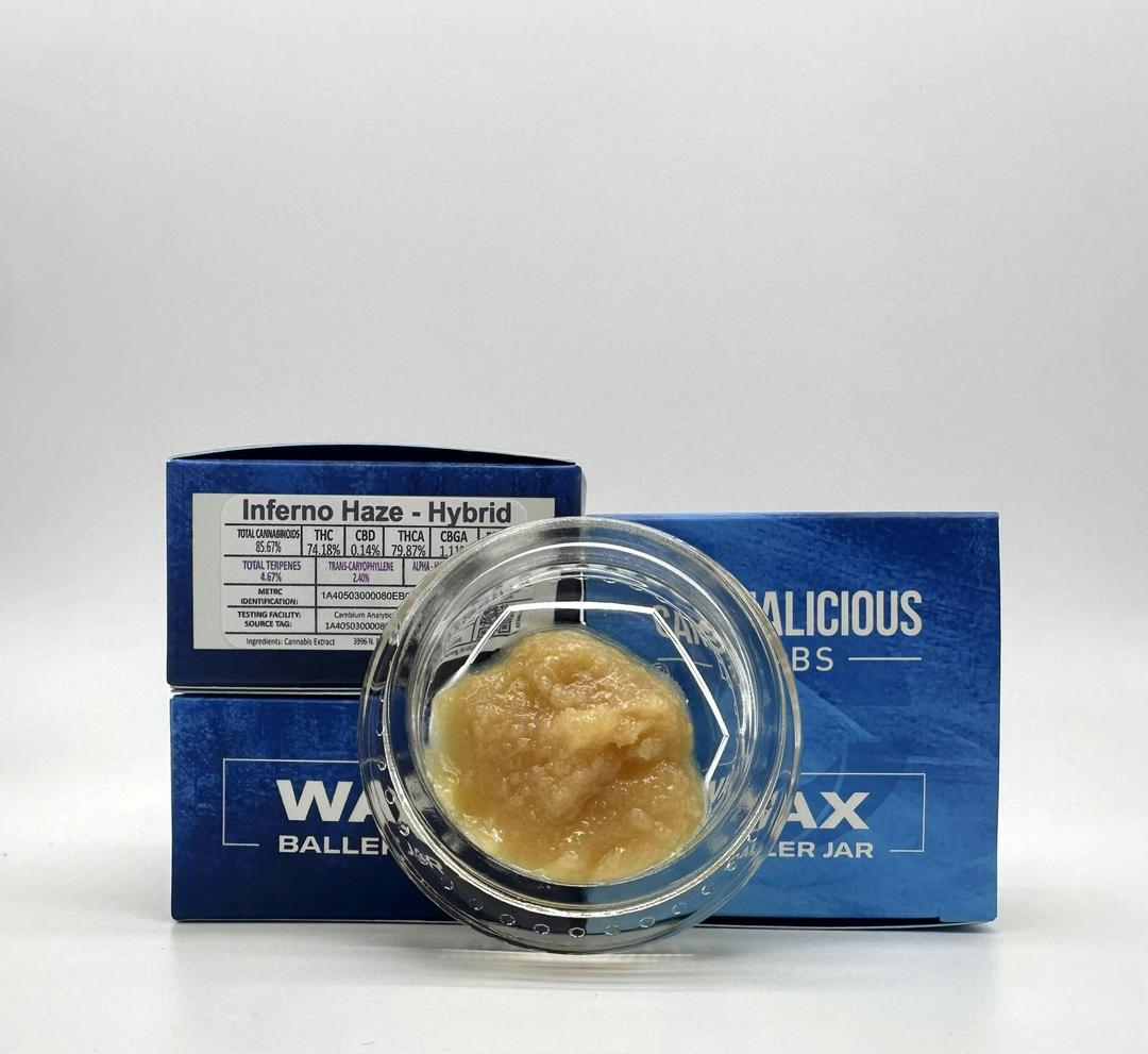 Inferno Haze Wax Baller Jar - Hybrid