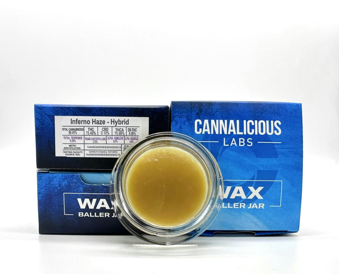 Inferno Haze Wax Baller Jar - Hybrid