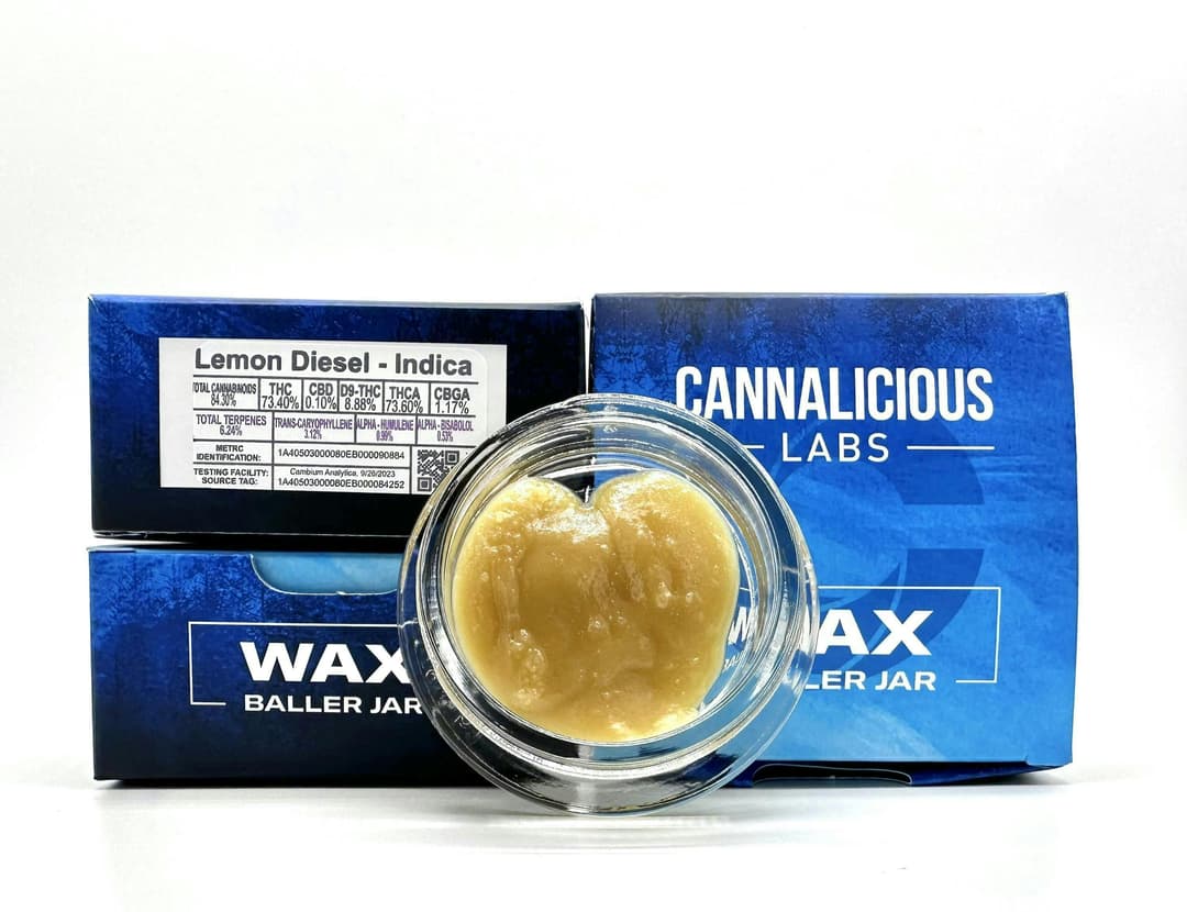 Lemon Diesel Wax Baller Jar - Indica