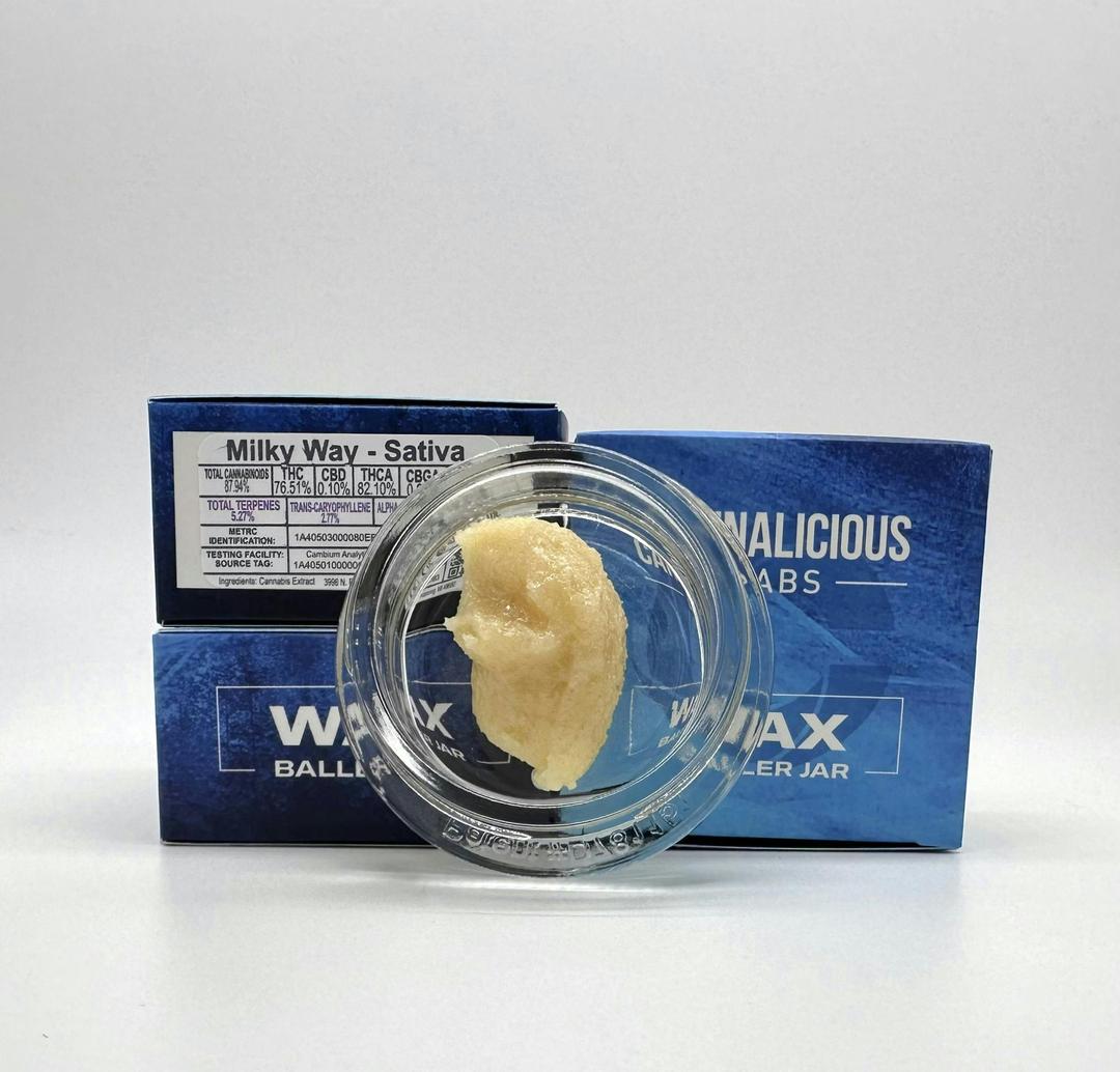 Milky Way Wax Baller Jar - Sativa