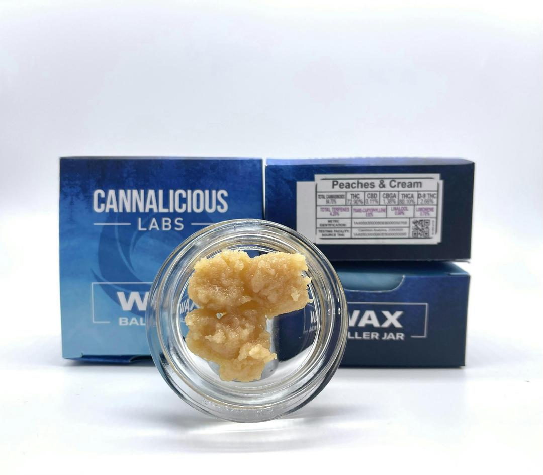 Peaches & Cream Wax - 7.0g Baller Jar