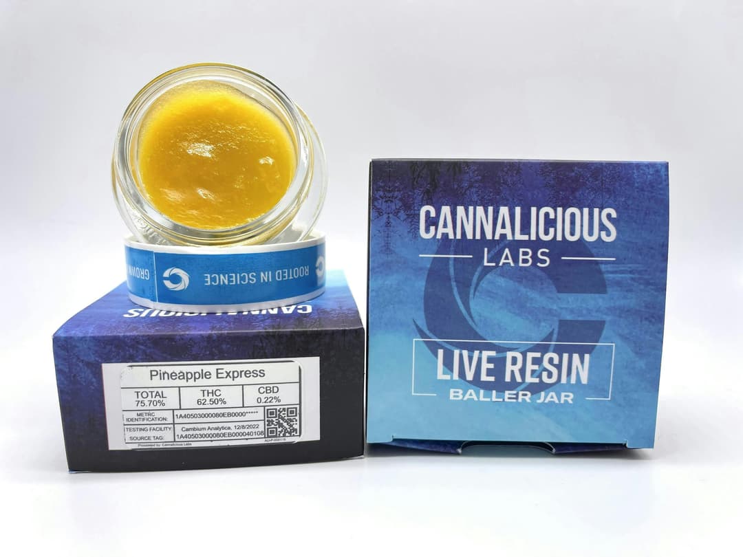 Pineapple Express Live Resin _ 7.0g Baller Jars