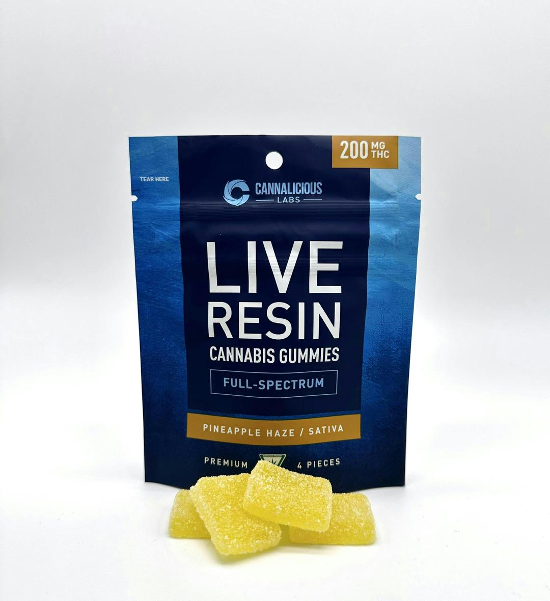 Pineapple Haze - Live Resin Gummies