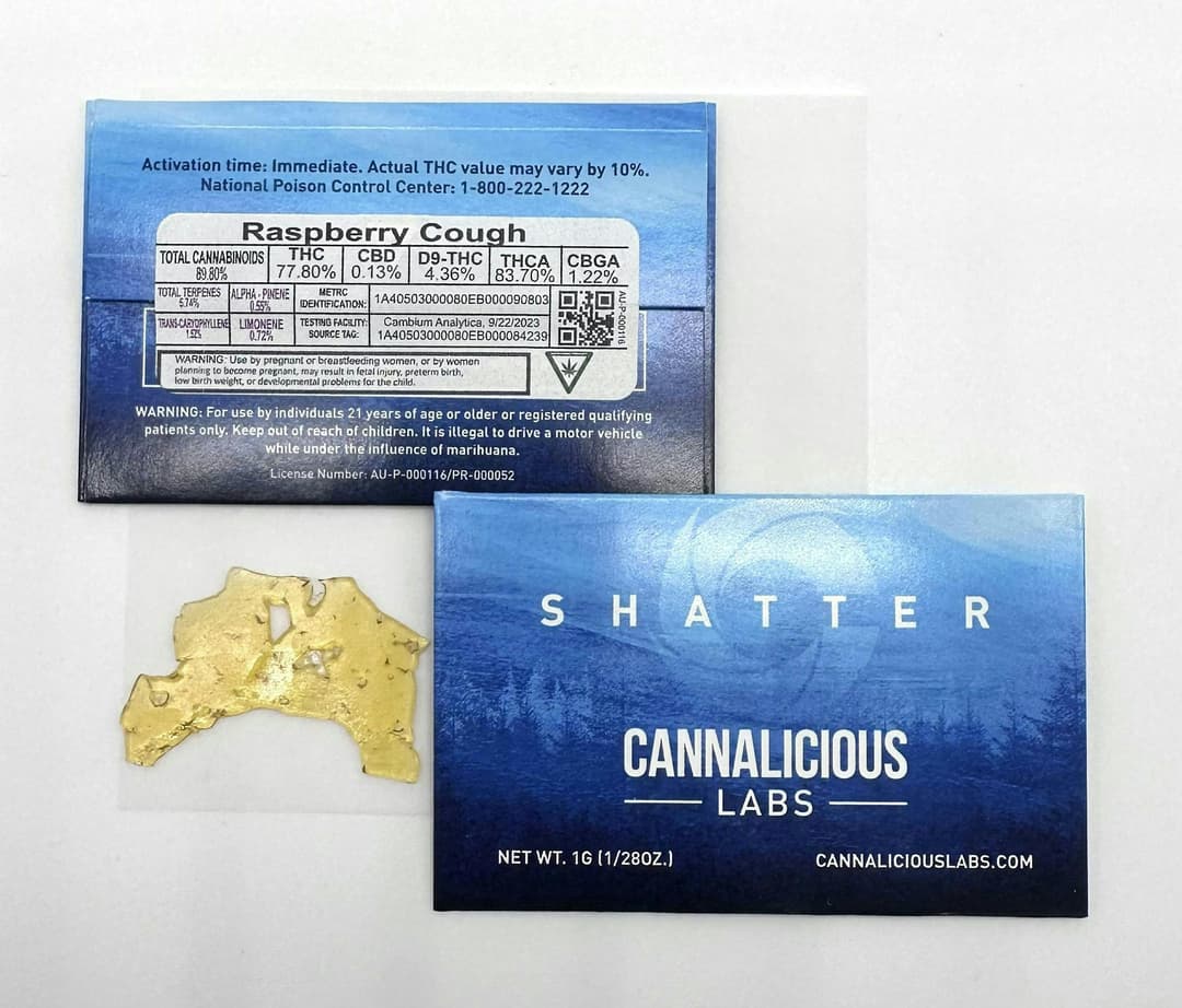Raspberry Cough Shatter
