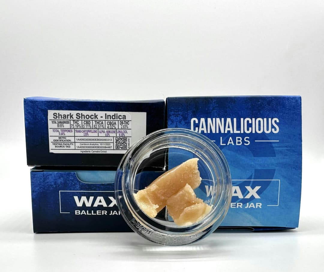 Shark Shock Wax Baller Jar - Indica