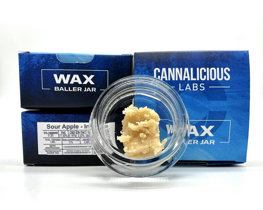 Sour Apple Wax Baller Jar - Indica