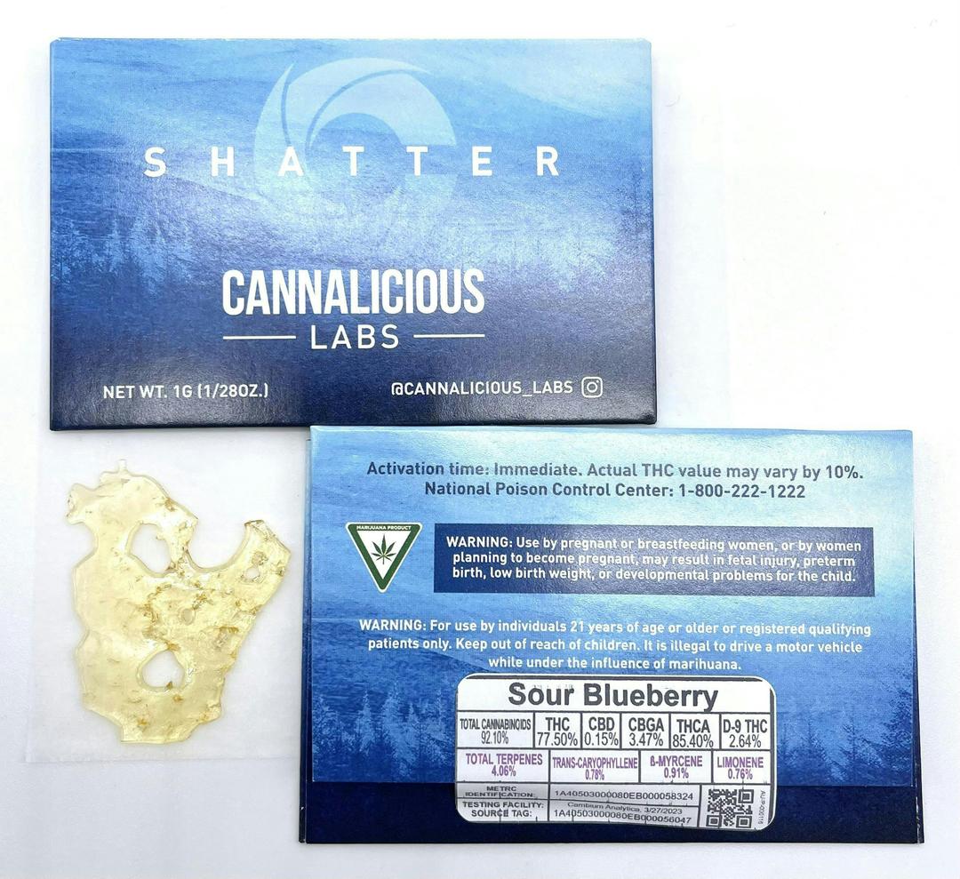 Sour Blueberry Shatter
