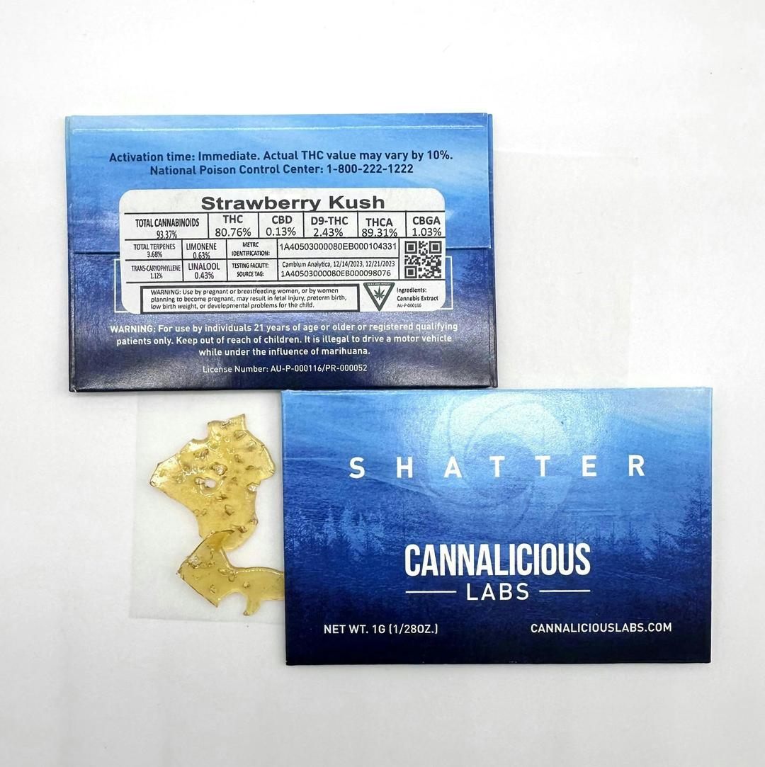 Strawberry Kush Shatter