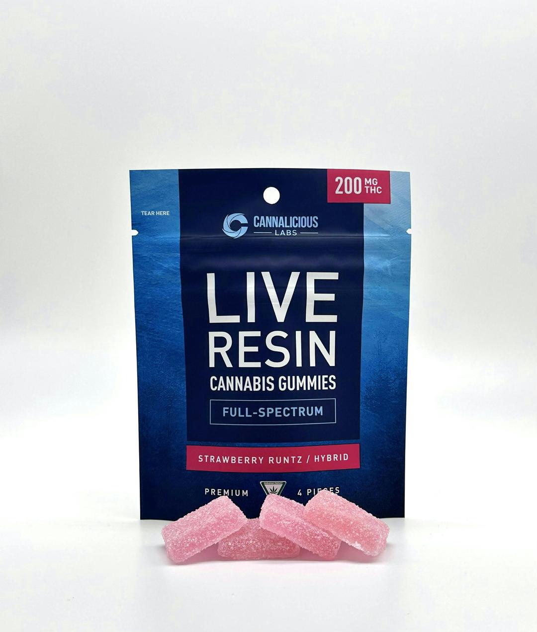 Strawberry Runtz - Live Resin Gummies