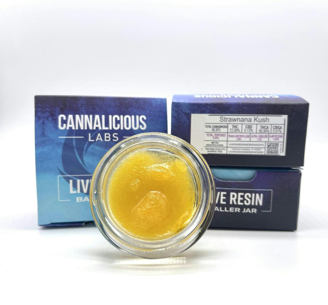 Strawnana Kush Live Resin - 7.0 g Baller Jar