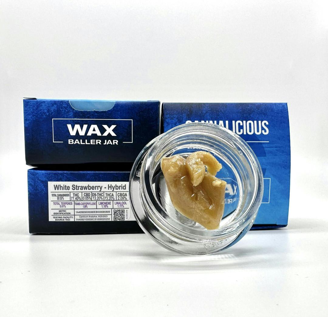 White Strawberry Wax - 7.0g Baller Jar