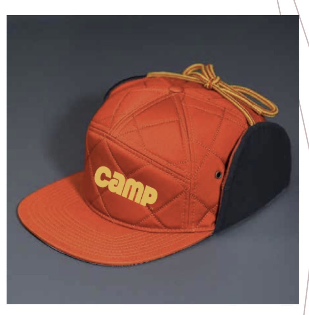 CAMP Trapper Hat - Orange