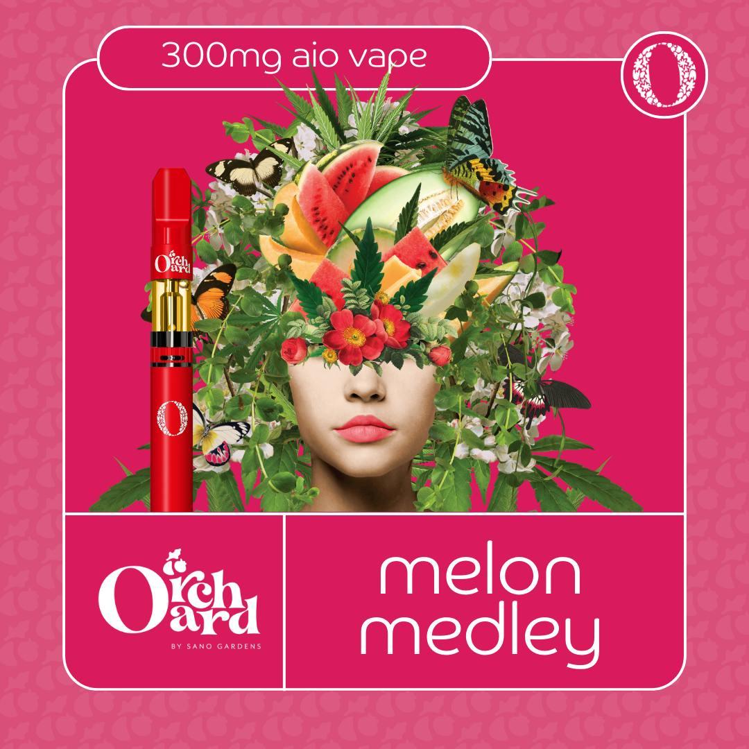 Orchard Vapes: Melon Medley 300mg AIO