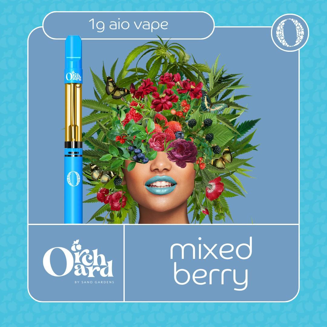 Orchard Vapes: Mixed Berry 1g AIO