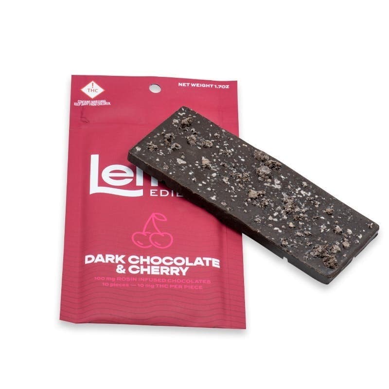 Leiffa - 100mg - Dark Chocolate & Cherry - Solventless Chocolate
