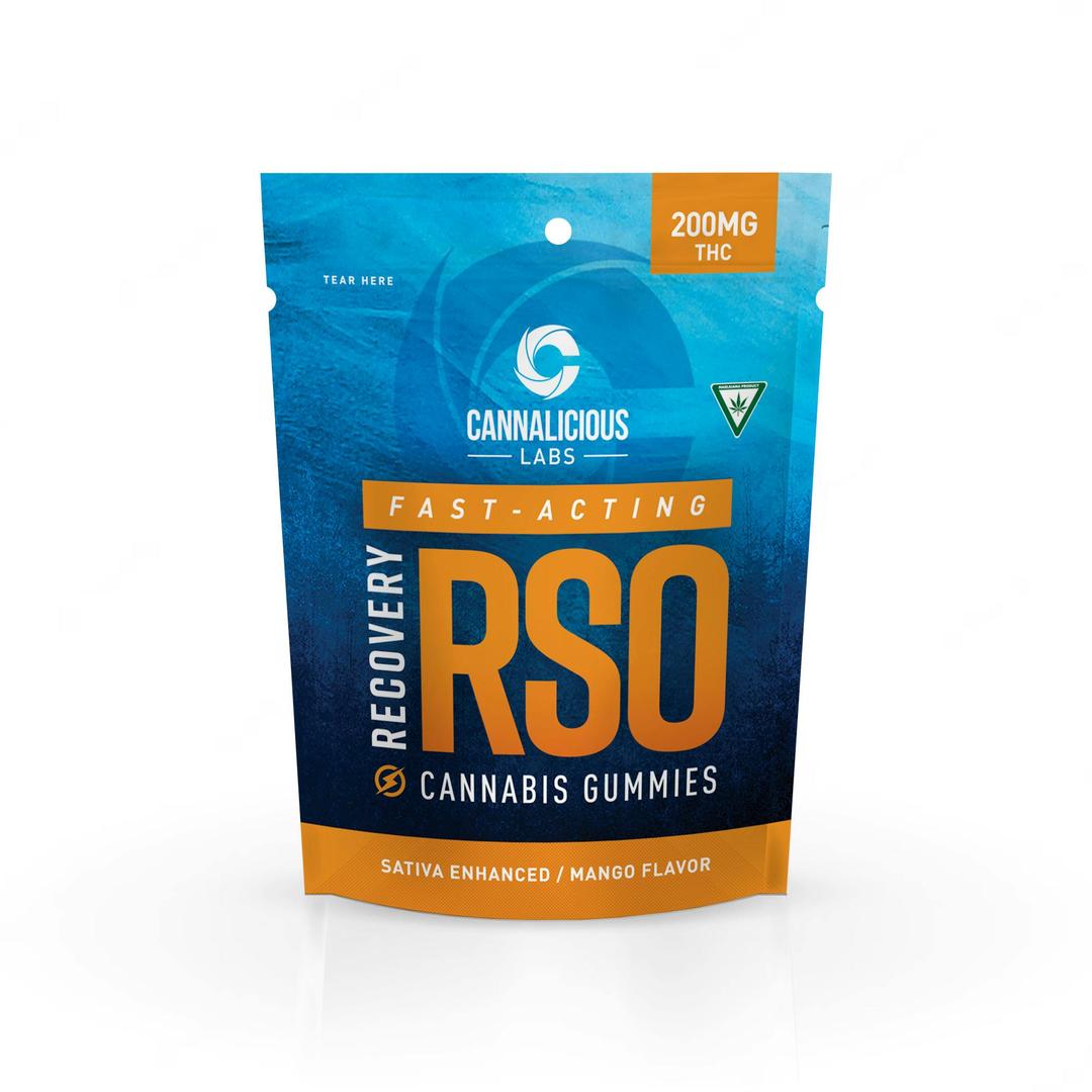 RSO Recovery Gummy - Mango - Sativa - 200mg THC