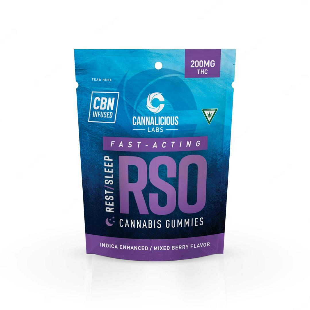 RSO Rest Gummy - Mixed Berry - Indica - 200mg THC
