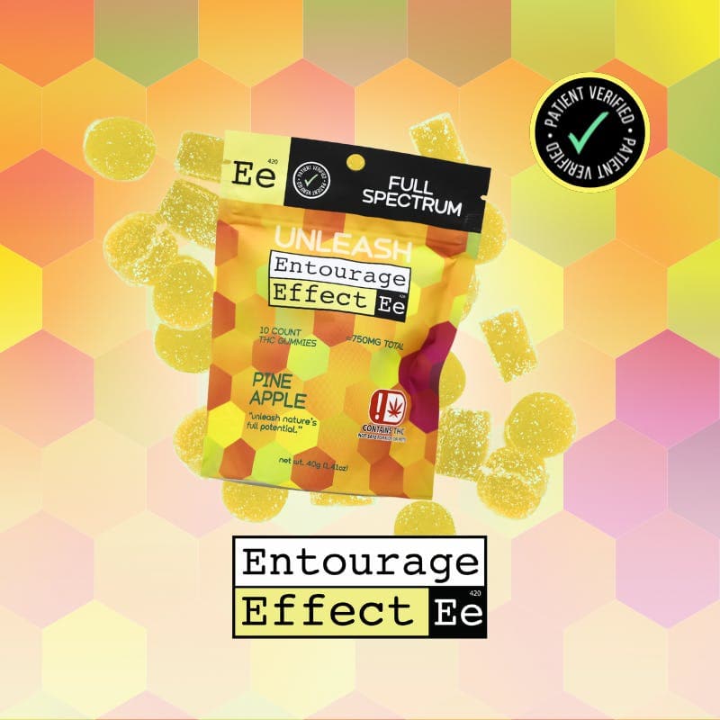 Entourage Effect FULL SPECTRUM Pineapple Gummy 10ct