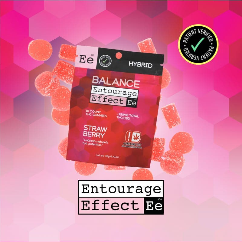 Entourage Effect HYBRID Strawberry Gummy 10ct