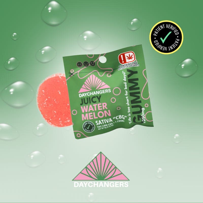 Watermelon -SINGLES- 250mg THC - Day Changer
