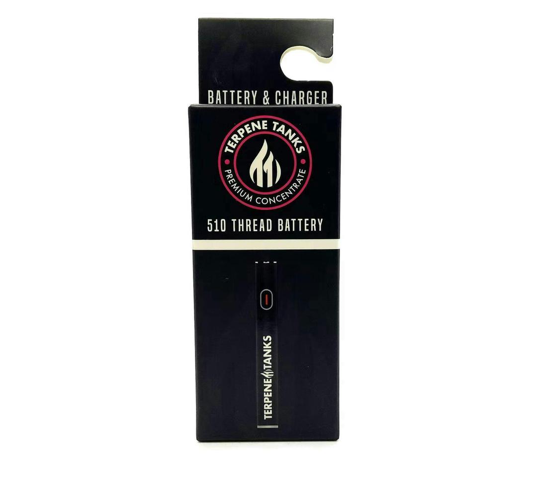 TERPENE TANKS 510 THREAD BATTERY BLACK