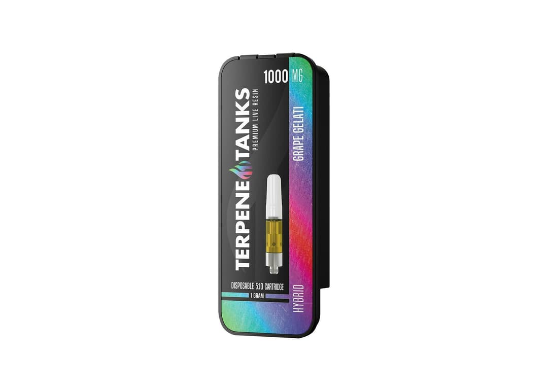 TERPENE TANKS GRAPE GELATTI LIVE RESIN 1G C-CELL