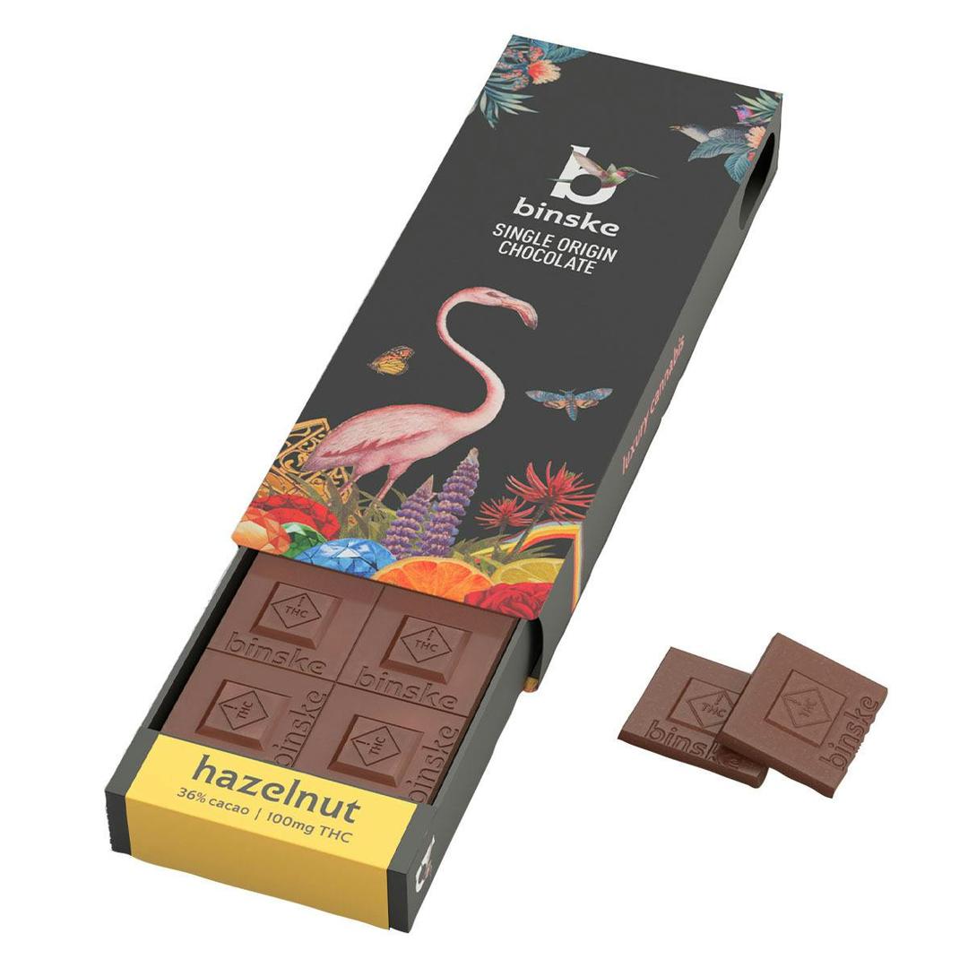 Hazelnut Milk Chocolate Bar - 100mg