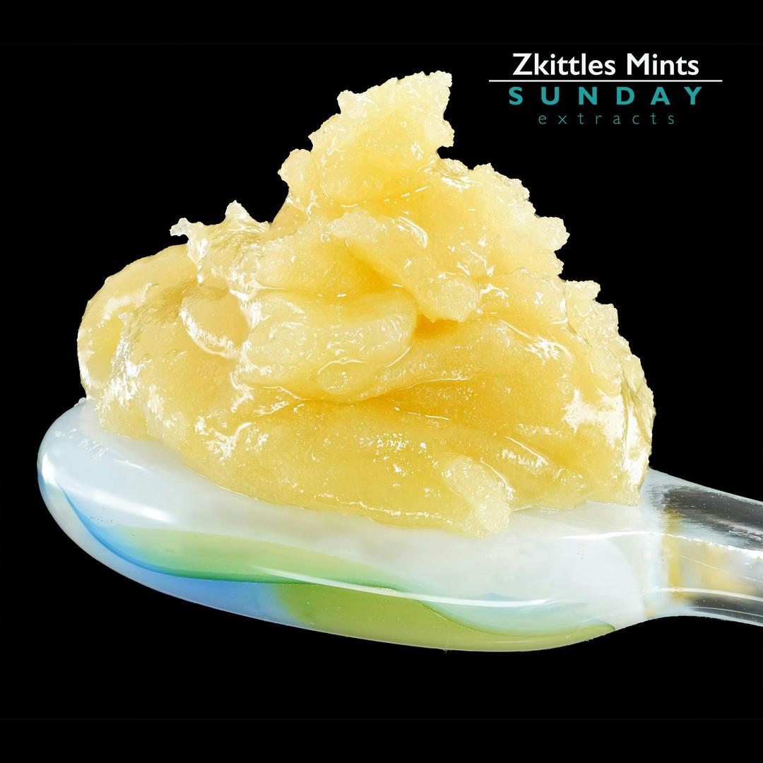 1g Concentrate Cured Resin - Zkittlez Mints