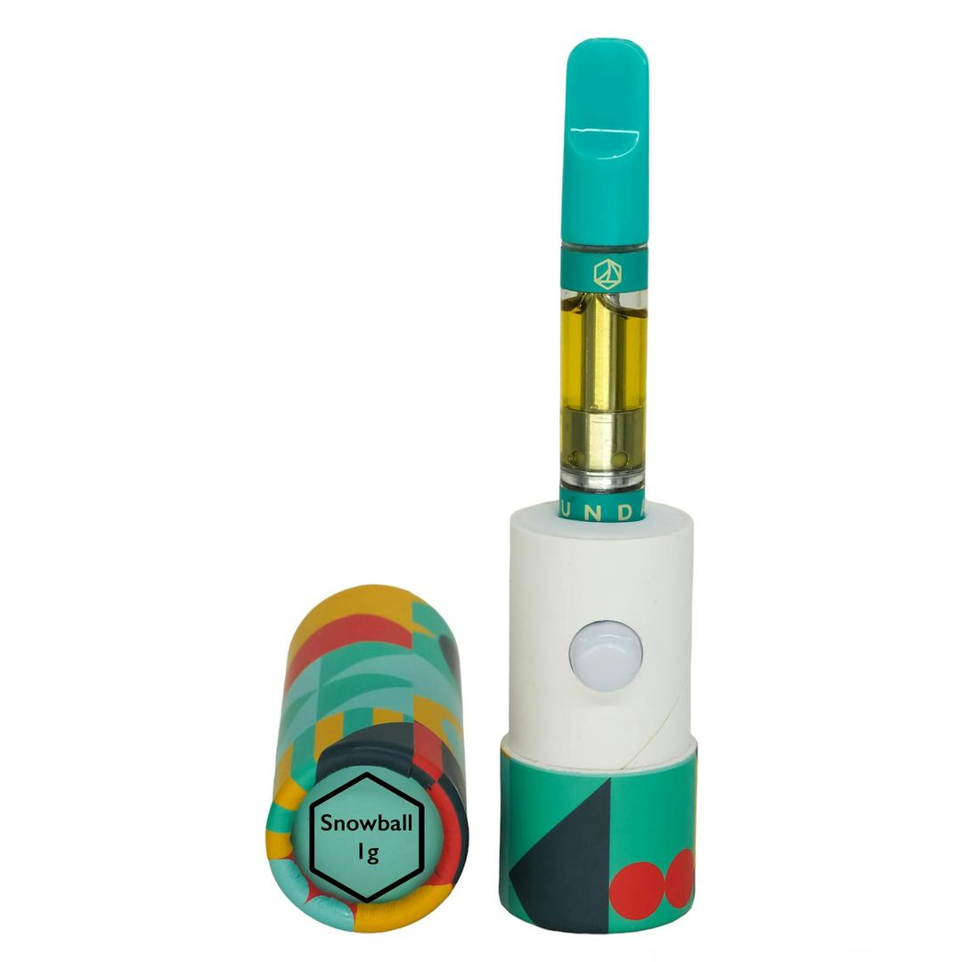 1g Cured Resin Cartridge Snowball