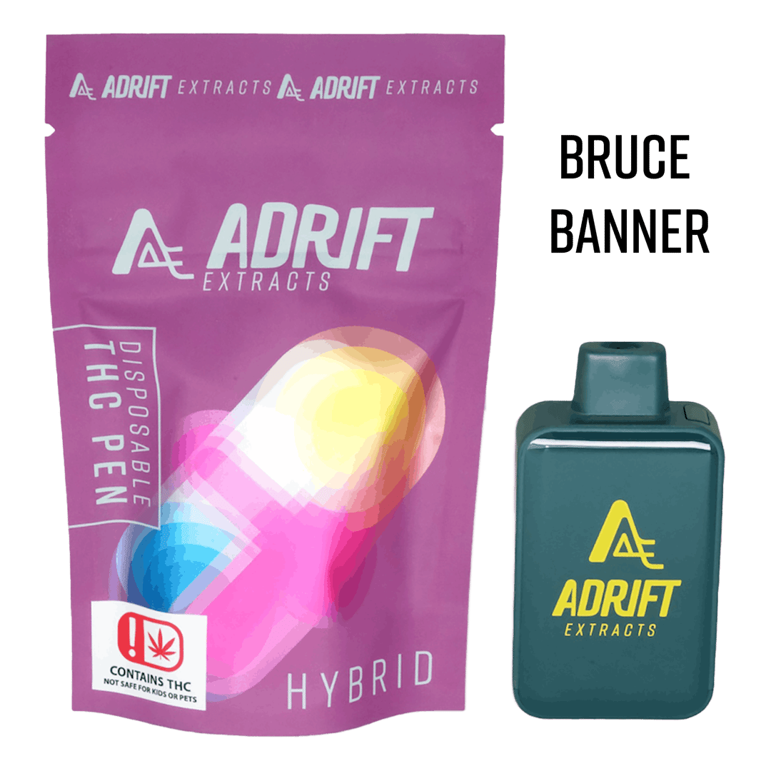 Adrift Extracts - 3g Disposable - Bruce Banner