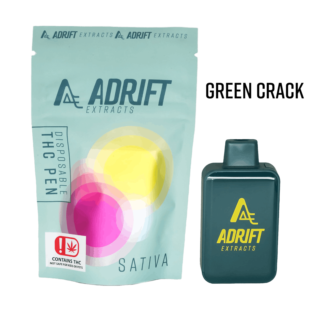 Adrift Extracts - 3g Disposable - Green Crack
